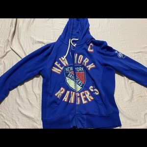 Mitchell and Ness New York Rangers Hoodie Small